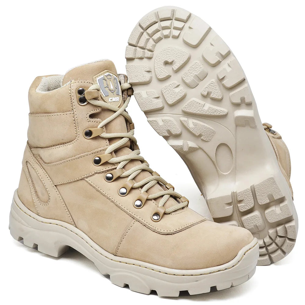 Bota Masculina Couro Adventure Sands Cano