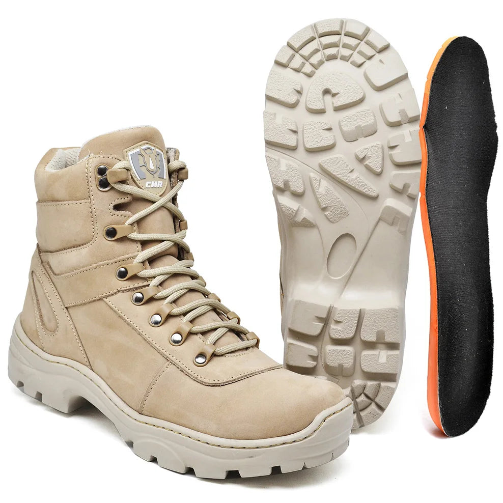 Bota Masculina Couro Adventure Sands Cano