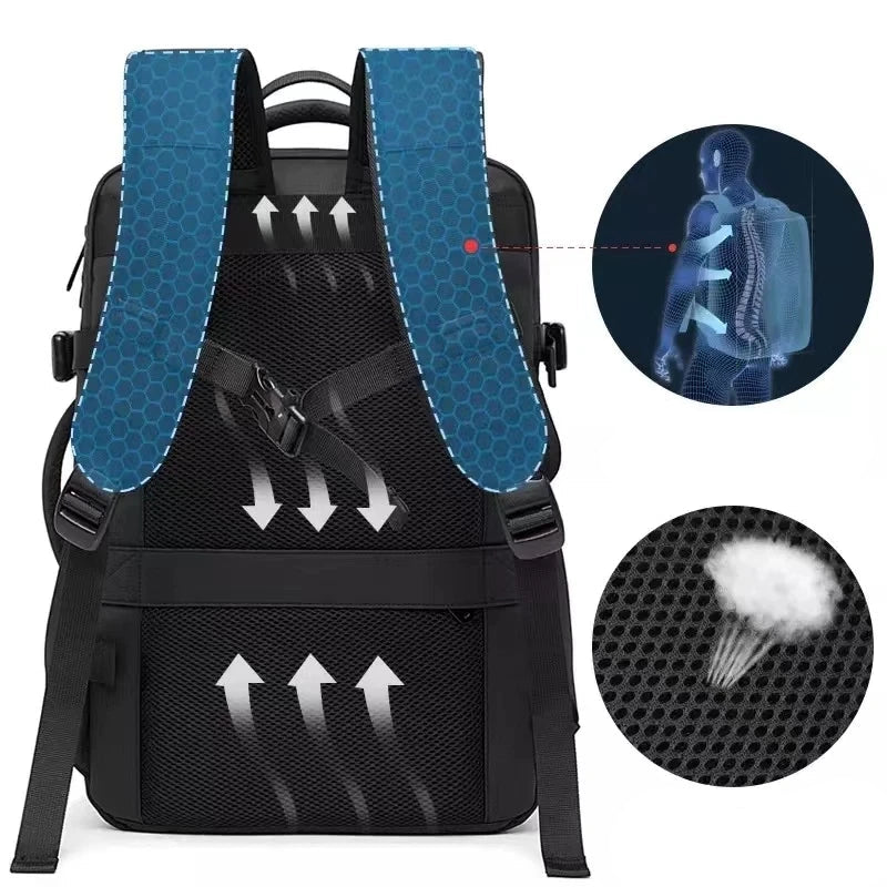 Mochila de Viagem de Grande Capacidade Impermeável